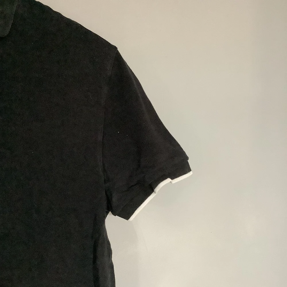 Versace Polo Shirt - Size M - Black - Pique Cotton - P2P 19โ - Picture 8 of 8